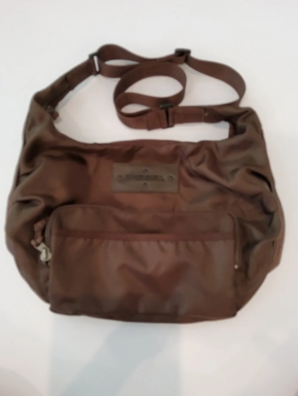 Diesel Brown Messenger Crossbody Bag